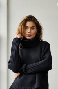 Thumbnail for Cashmere Bat Sleeve Sweater-SWEATERS & CARDIGANS-Kristensen Du Nord-Debs Boutique
