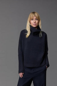 Thumbnail for Cashmere Bat Sleeve Sweater-SWEATERS & CARDIGANS-Kristensen Du Nord-Debs Boutique