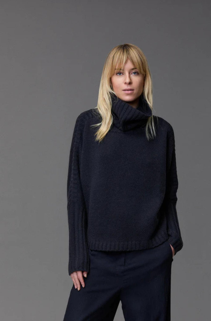 Cashmere Bat Sleeve Sweater-SWEATERS & CARDIGANS-Kristensen Du Nord-Debs Boutique