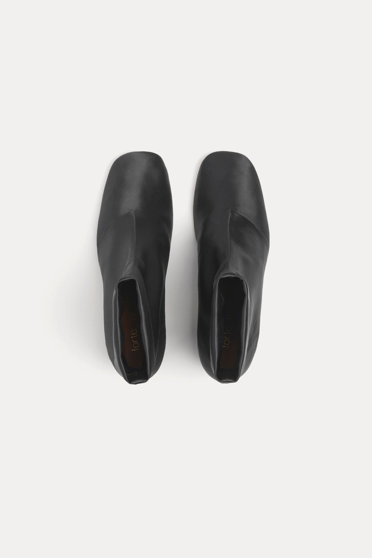 Chic Satin Leather Anckle Boots-SHOES & SANDALS-Forte_Forte-Debs Boutique