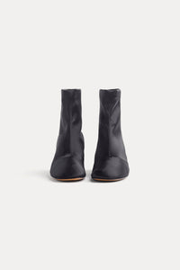 Thumbnail for Chic Satin Leather Anckle Boots-SHOES & SANDALS-Forte_Forte-Debs Boutique