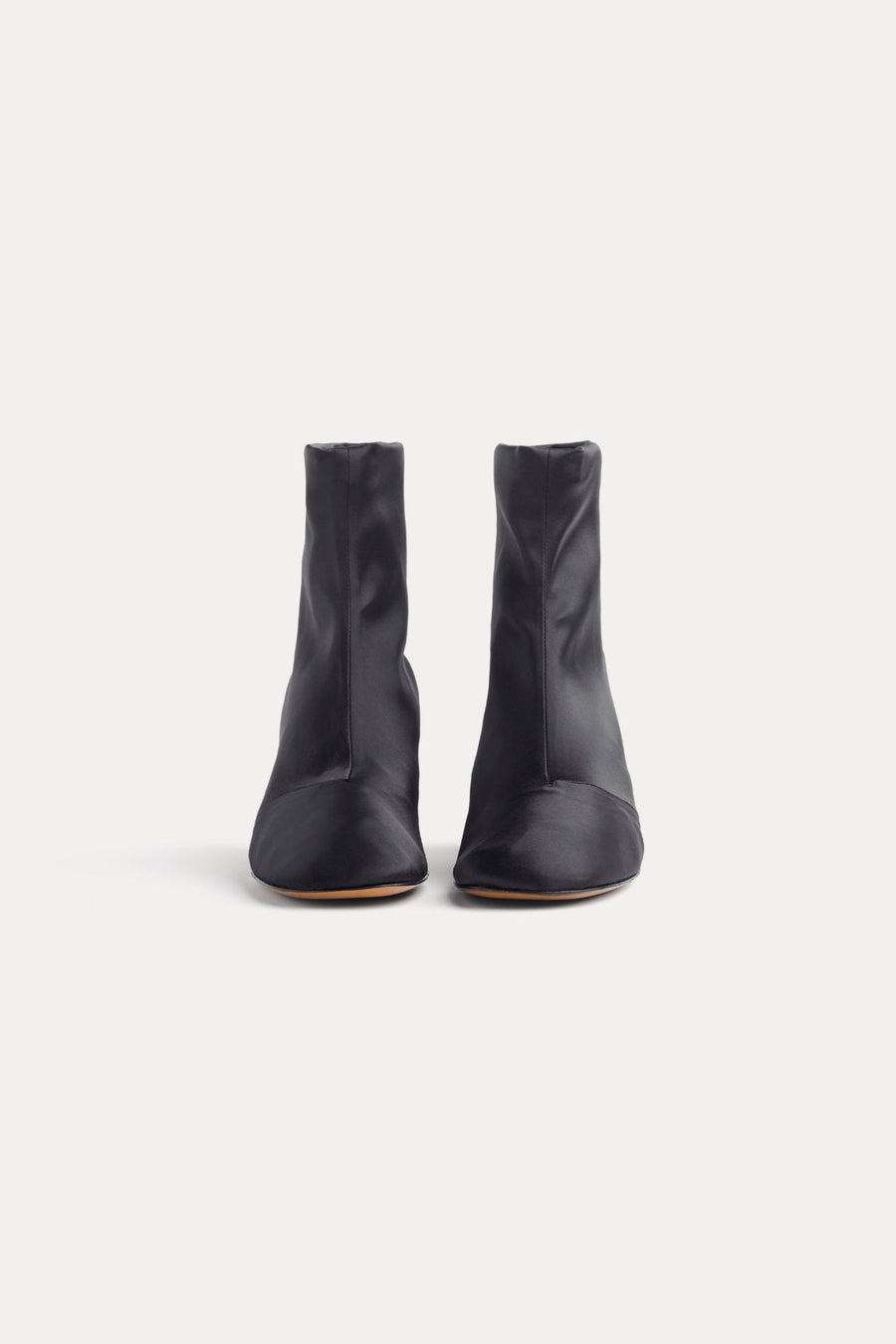 Chic Satin Leather Anckle Boots-SHOES & SANDALS-Forte_Forte-Debs Boutique