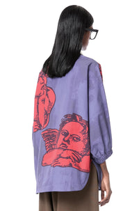 Thumbnail for Cupid Polo Batwing Shirt-Tops-Dhruv Kapoor-Debs Boutique
