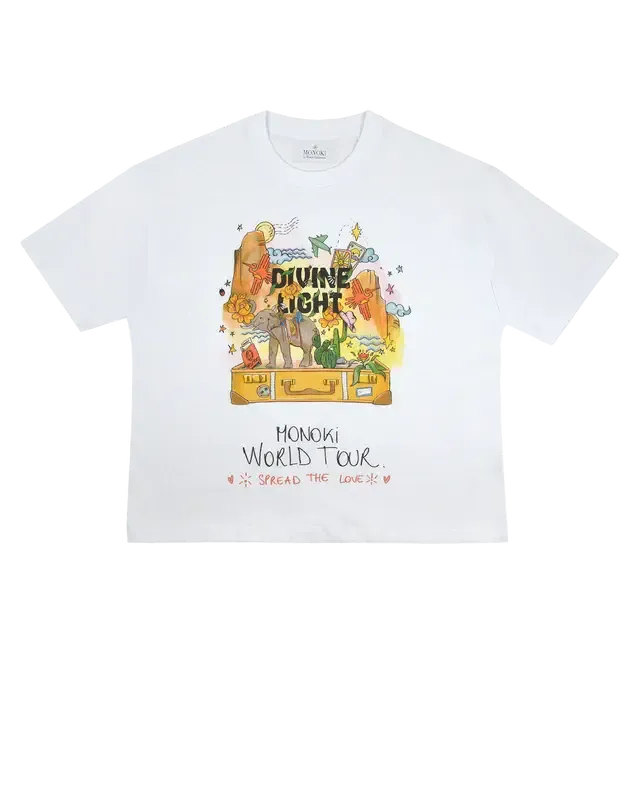 DIVINE LIGHT TEE-Tops-Monoki-Debs Boutique
