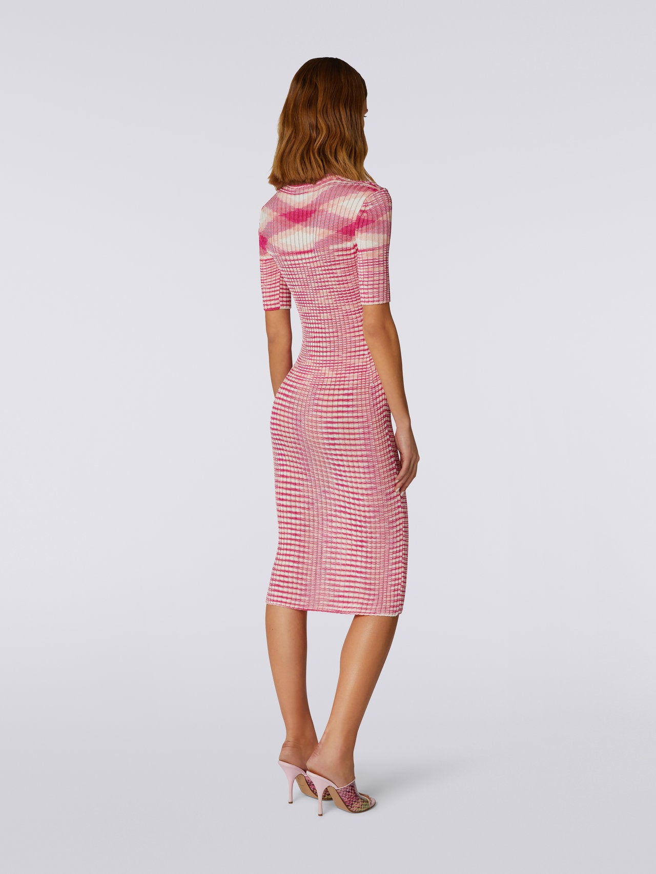 Slub ribbed viscose blend sheath dress-Dress-Missoni-Debs Boutique