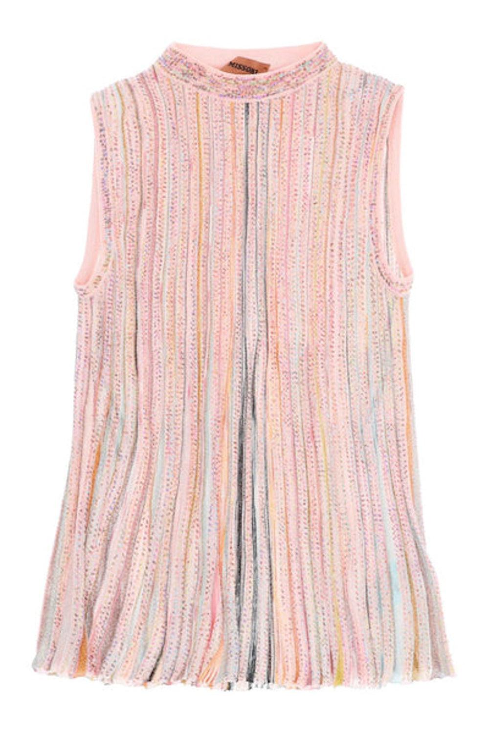 Cotton sleeveless top with sequins-Top-Missoni-Debs Boutique