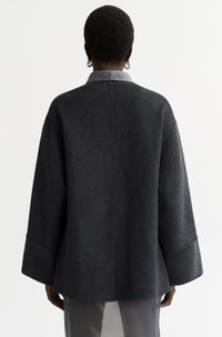 Thumbnail for Double Faced Coat - Grey-Jacket & Outwear-Soft Goat-Debs Boutique