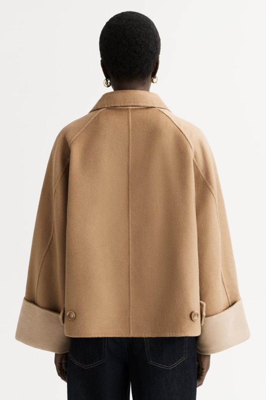 Double Faced Jacket Camel-Jacket & Outwear-Soft Goat-Debs Boutique