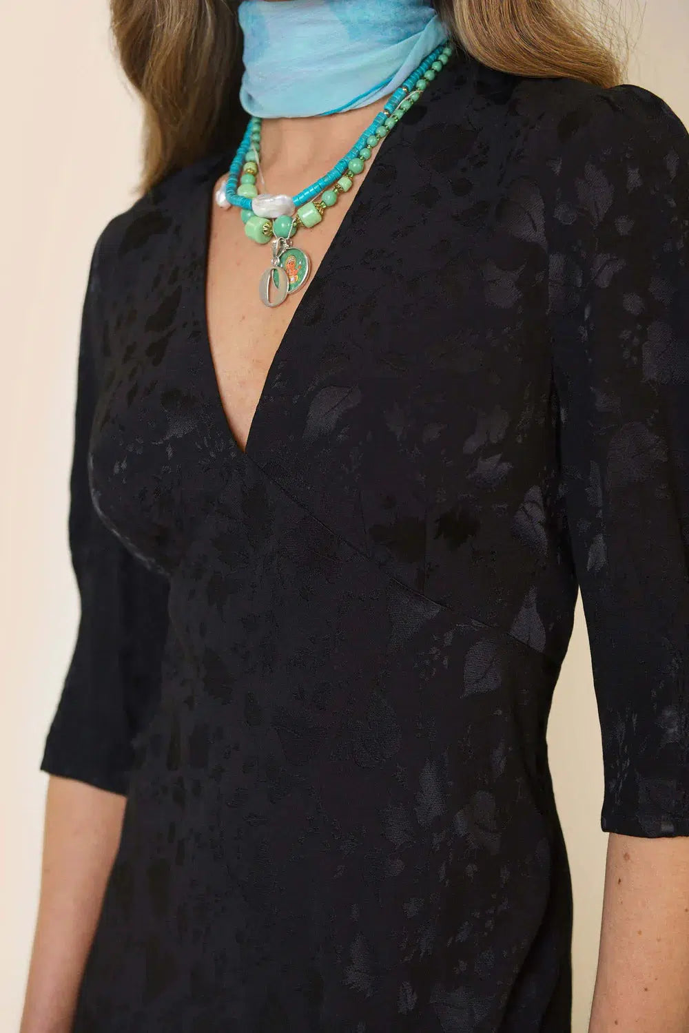 Zadie Dress Leaf Heart Black-Dress-Rixo-Debs Boutique