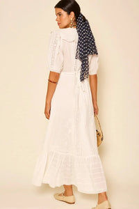 Thumbnail for Edina Dress Pansy Embroidery White-Dress-Rixo-Debs Boutique