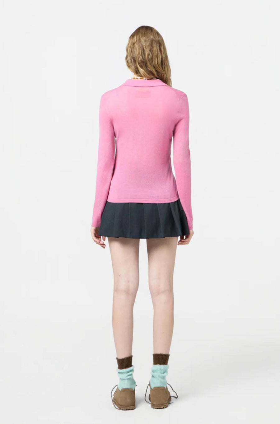 Elle Shirt in Cashmere-Tops-Guest in Residence-Debs Boutique