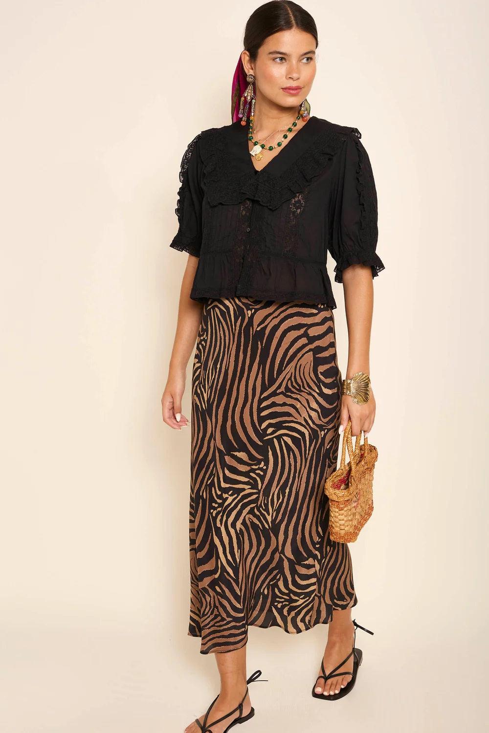ELLERY TOP BLACK-TOP-RIXO-Debs Boutique
