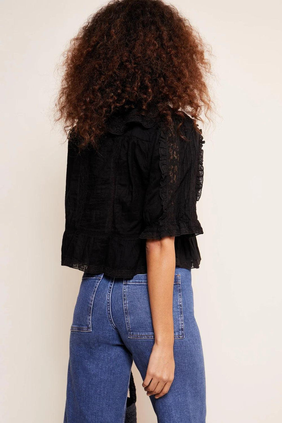 ELLERY TOP BLACK-TOP-RIXO-Debs Boutique