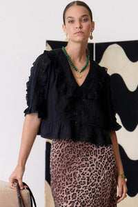 Thumbnail for ELLERY TOP BLACK-TOP-RIXO-Debs Boutique