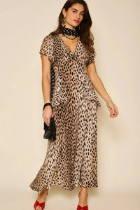 Thumbnail for Evie Dress Antelope Spot Black-Dress-Rixo-Debs Boutique