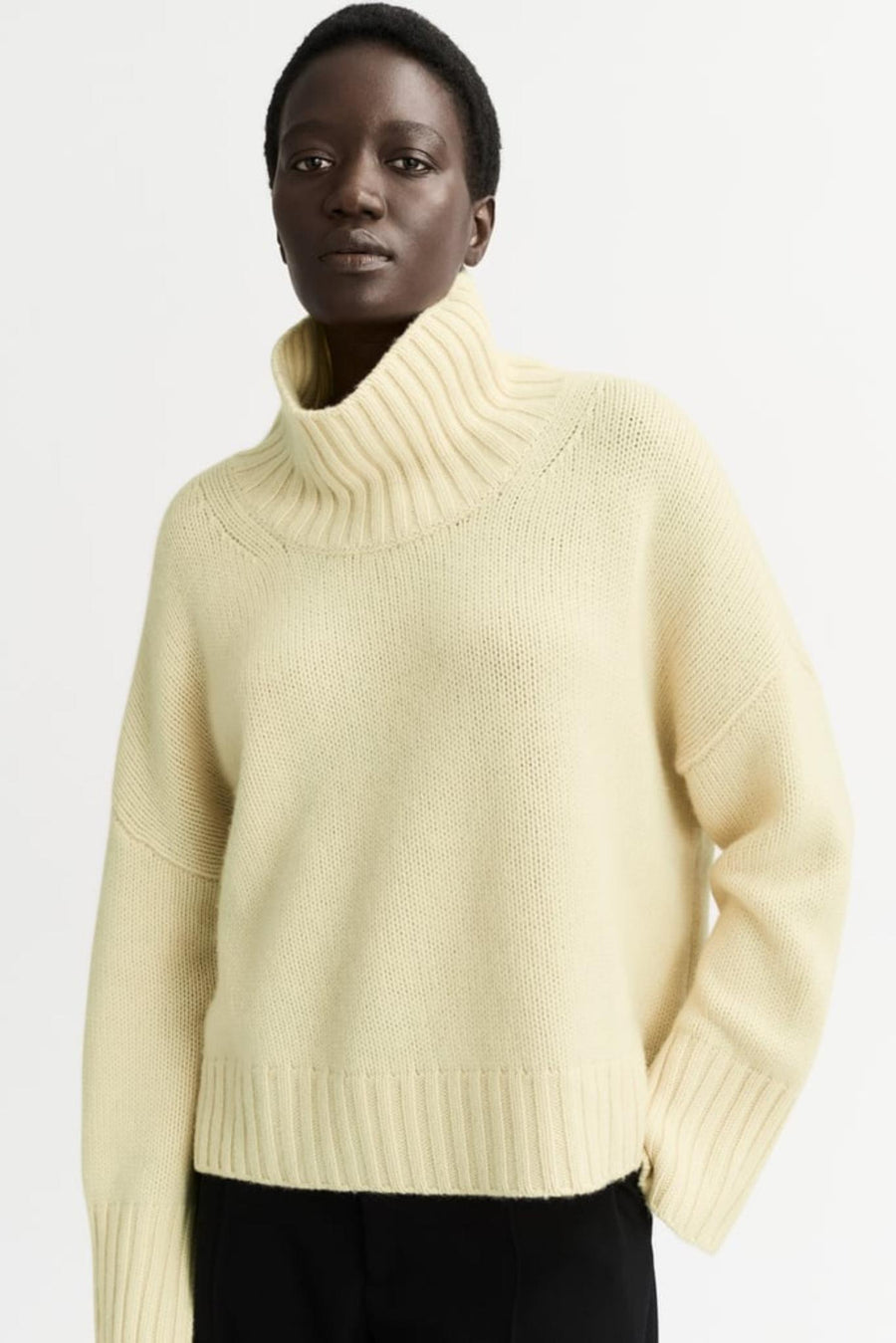 Girlfriend Turtleneck-Sweaters & Cardigans-Soft Goat-Debs Boutique