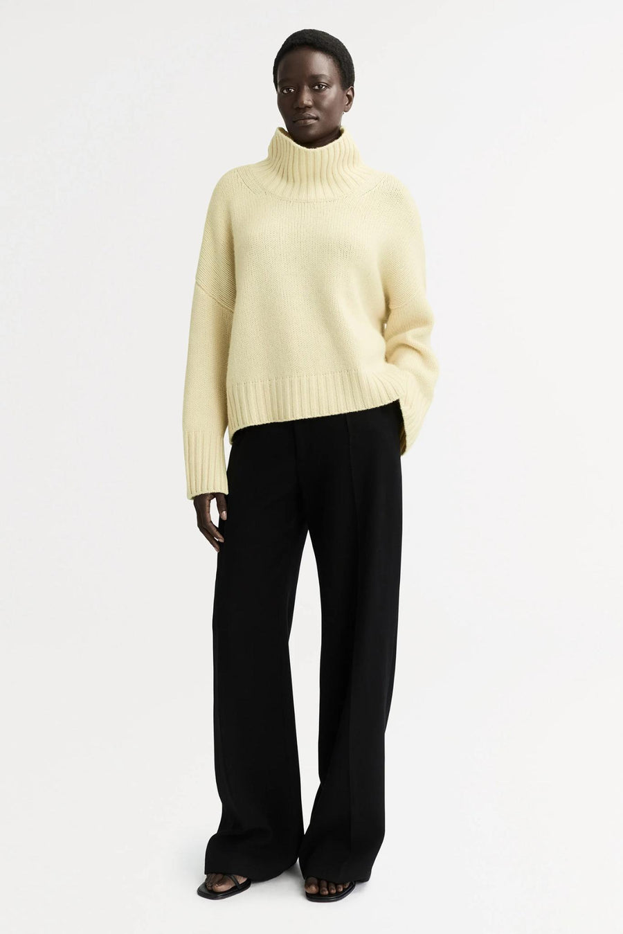 Girlfriend Turtleneck-Sweaters & Cardigans-Soft Goat-Debs Boutique