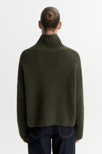 Thumbnail for Girlfriend Turtleneck Olive-Sweaters & Cardigans-Soft Goat-Debs Boutique