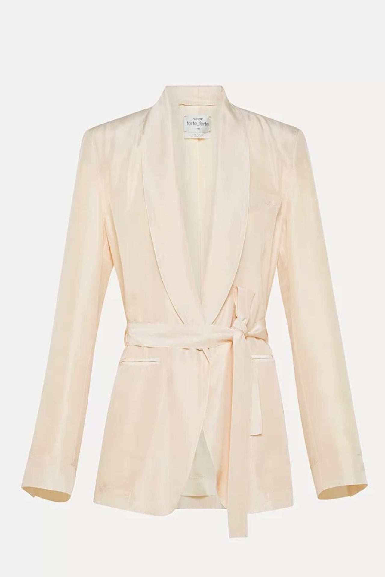 HABOTAI SILK BELTED JACKET-JACKET-Forte_Forte-Debs Boutique