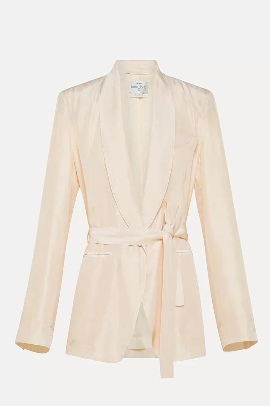 HABOTAI SILK BELTED JACKET-JACKET-Forte_Forte-Debs Boutique