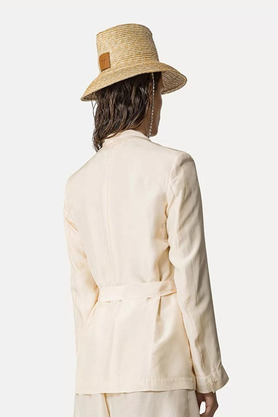 HABOTAI SILK BELTED JACKET-JACKET-Forte_Forte-Debs Boutique
