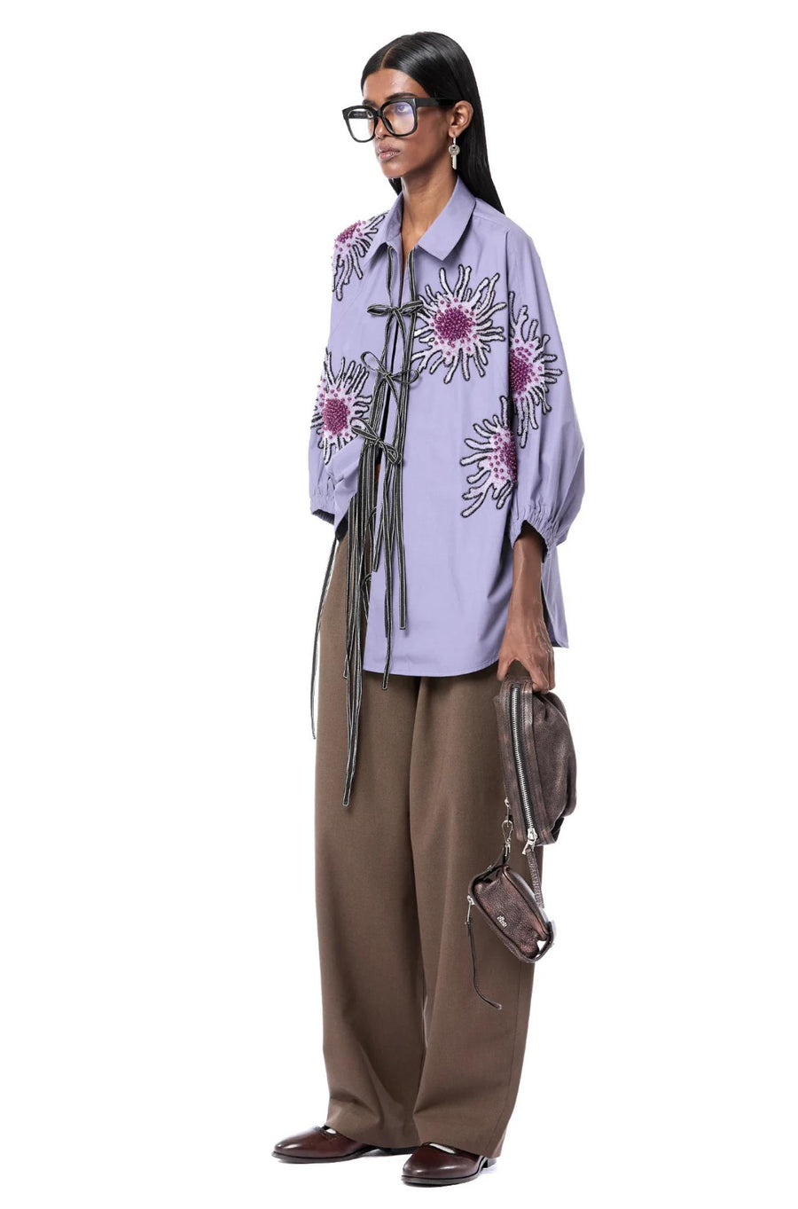 Handcrafted Luminous Batwing Shirt-Tops-Dhruv Kapoor-Debs Boutique
