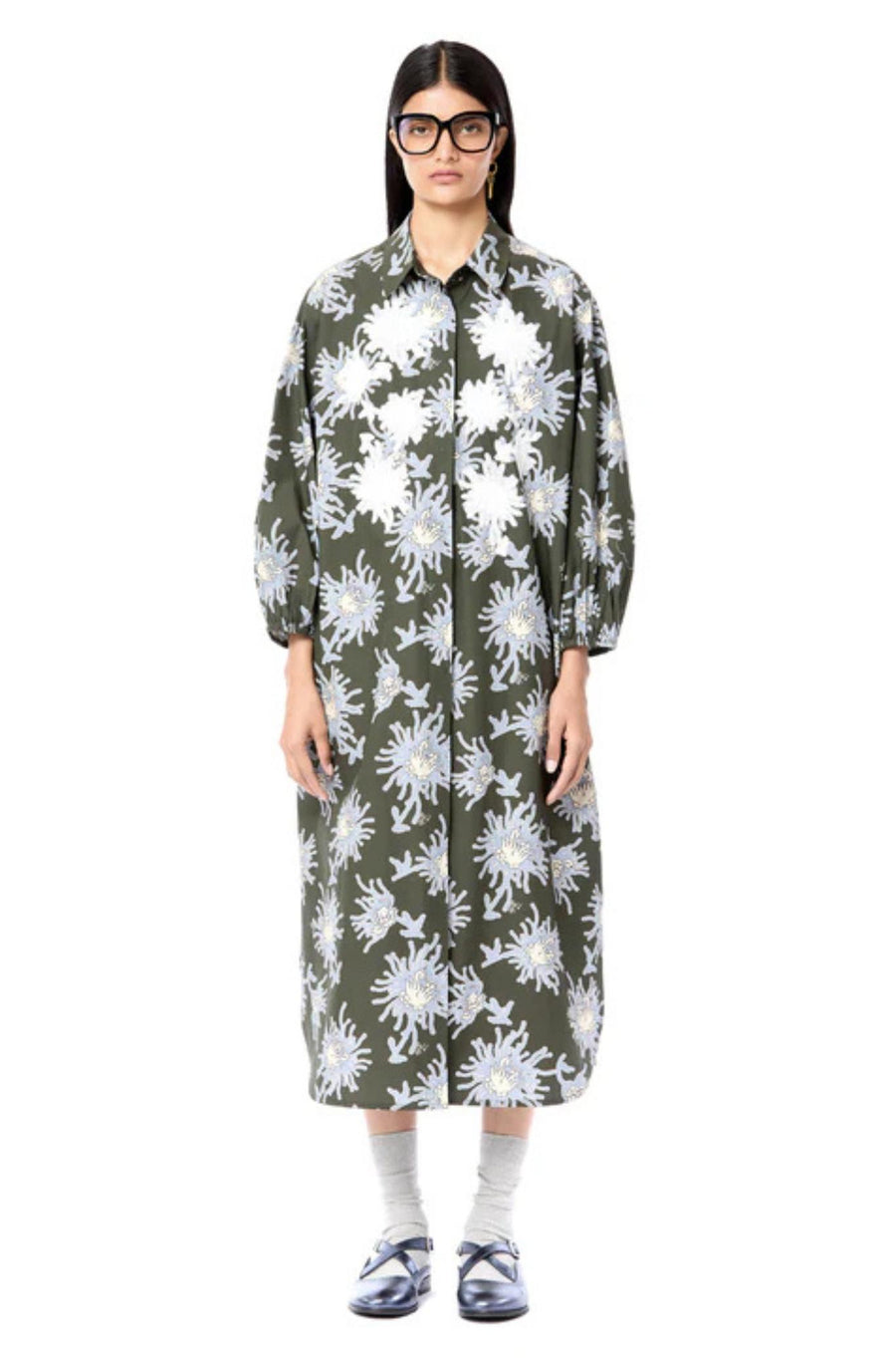 Handcrafted Luminous Shirt Dress-Dress-Dhruv Kapoor-Debs Boutique