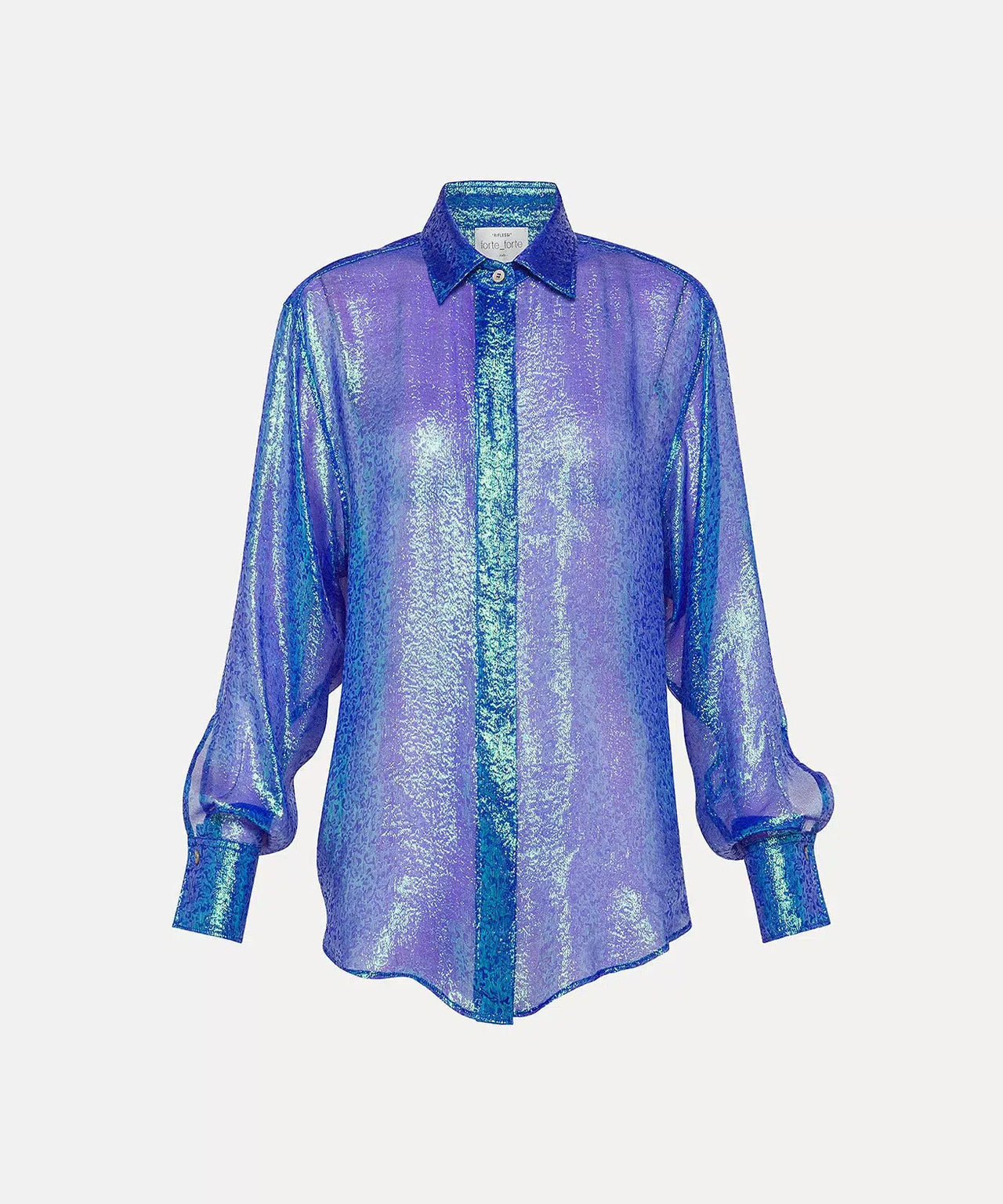 Iris Chifflon Silk Shirt-Shirt-Forte_Forte-Debs Boutique