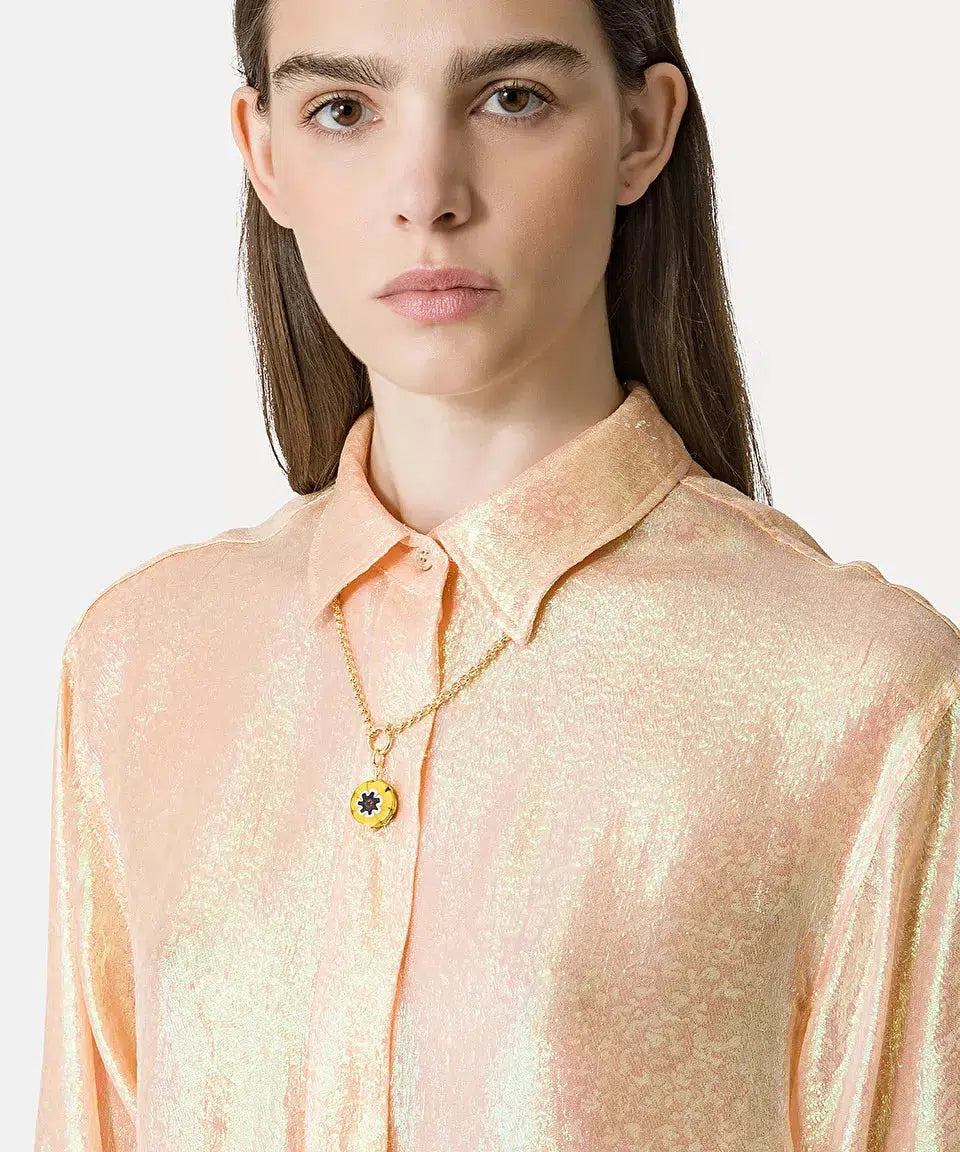 Iris Chifflon Silk Shirt-Shirt-Forte_Forte-Debs Boutique