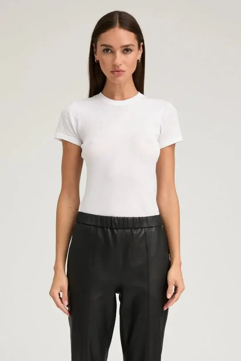 Baby Tee White-Tops-SPWMN-Debs Boutique