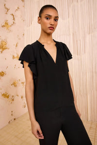 Thumbnail for Lilo Flutter Sleeve Blouse-Tops-Ulla Johnson-Debs Boutique