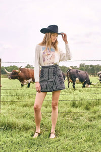 Thumbnail for Cowgirl Long Sleeve Tee-Tops-Hunter Bell-Debs Boutique