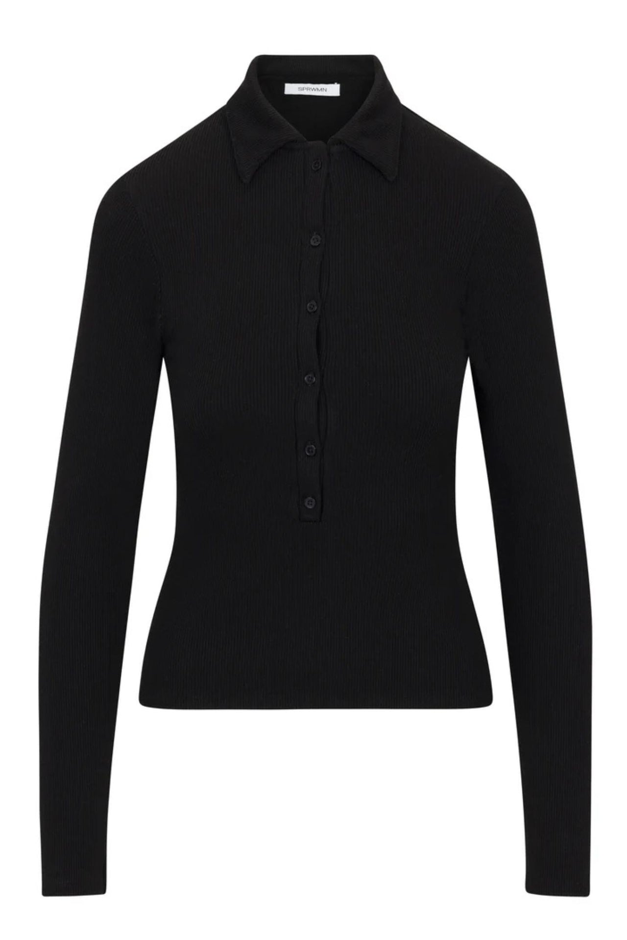 Longsleeve Polo Top-Top-SPRWMN-Debs Boutique