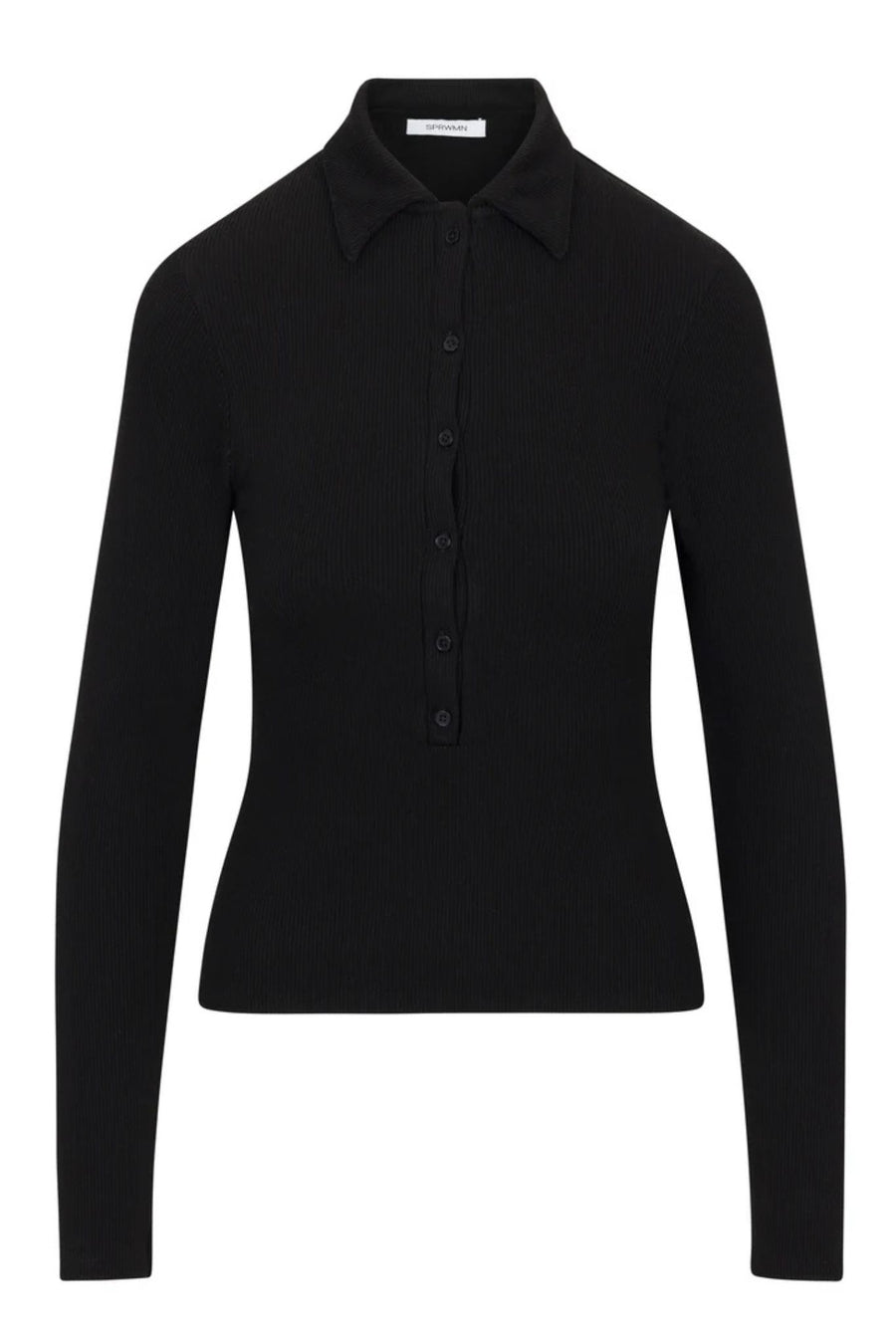 Longsleeve Polo Top-Top-SPRWMN-Debs Boutique