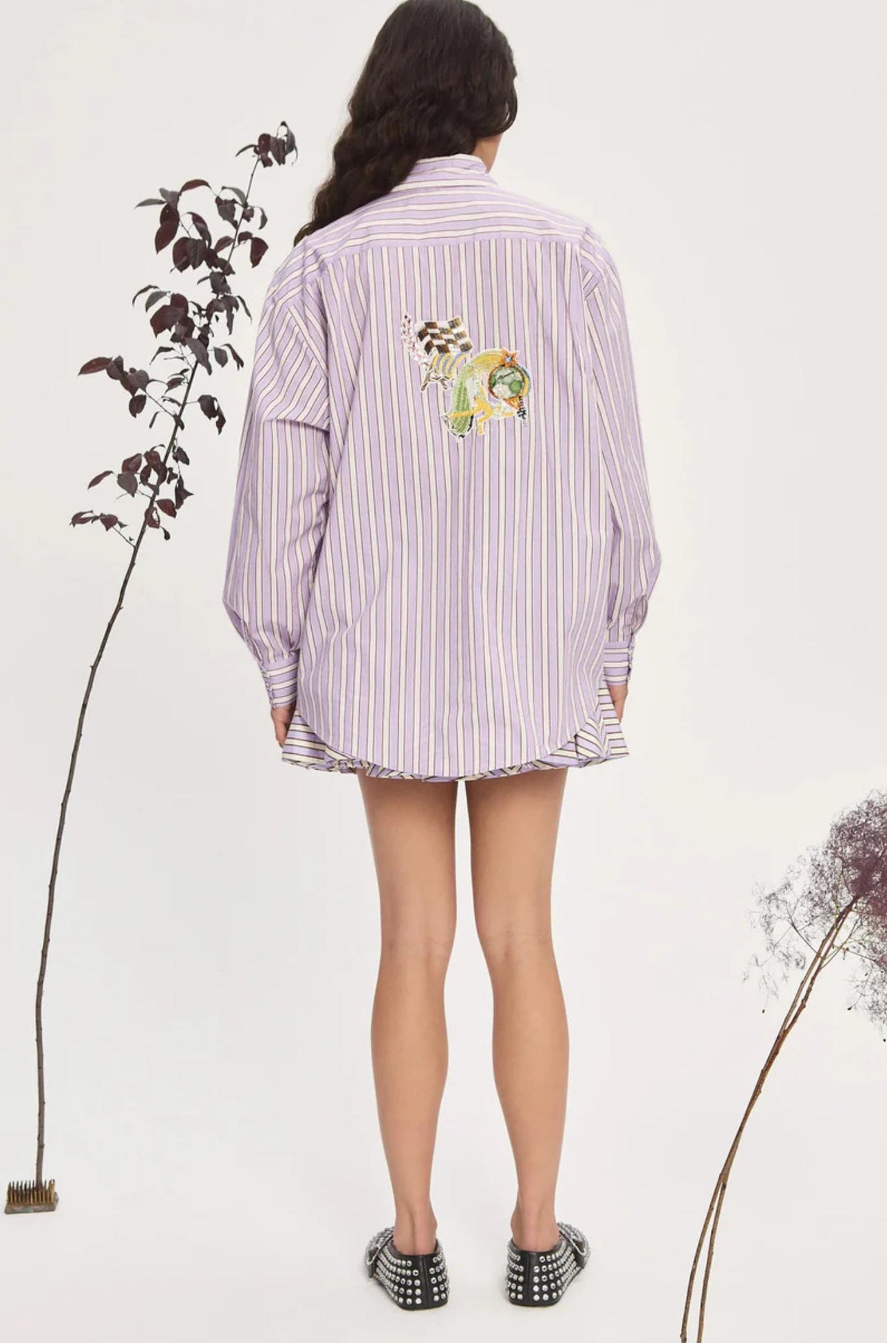 Lucky Pace Embellished Shirt-Tops-Alemais-Debs Boutique