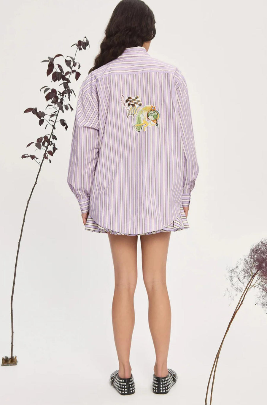 Lucky Pace Embellished Shirt-Tops-Alemais-Debs Boutique