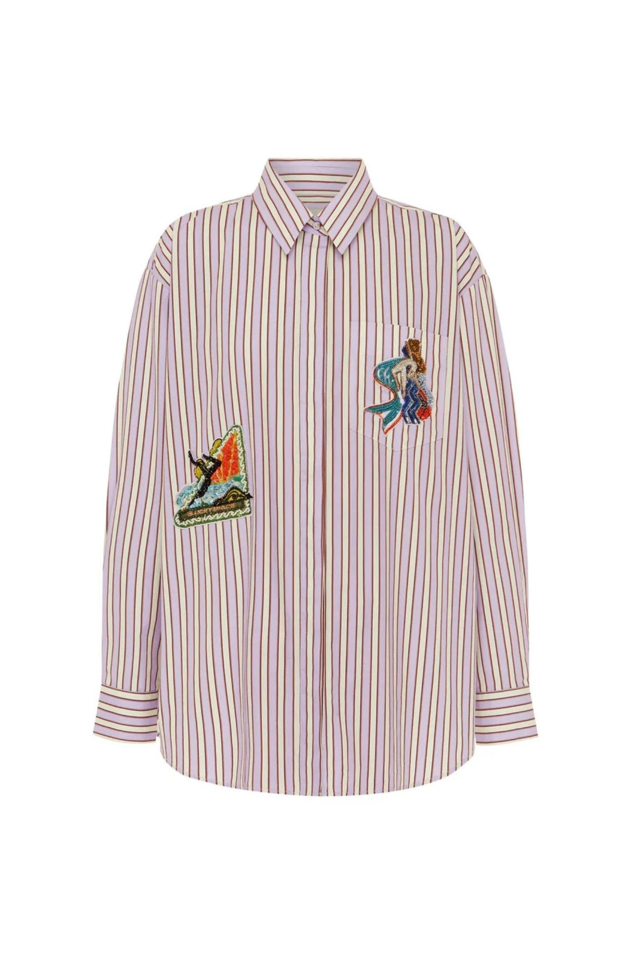 Lucky Pace Embellished Shirt-Tops-Alemais-Debs Boutique