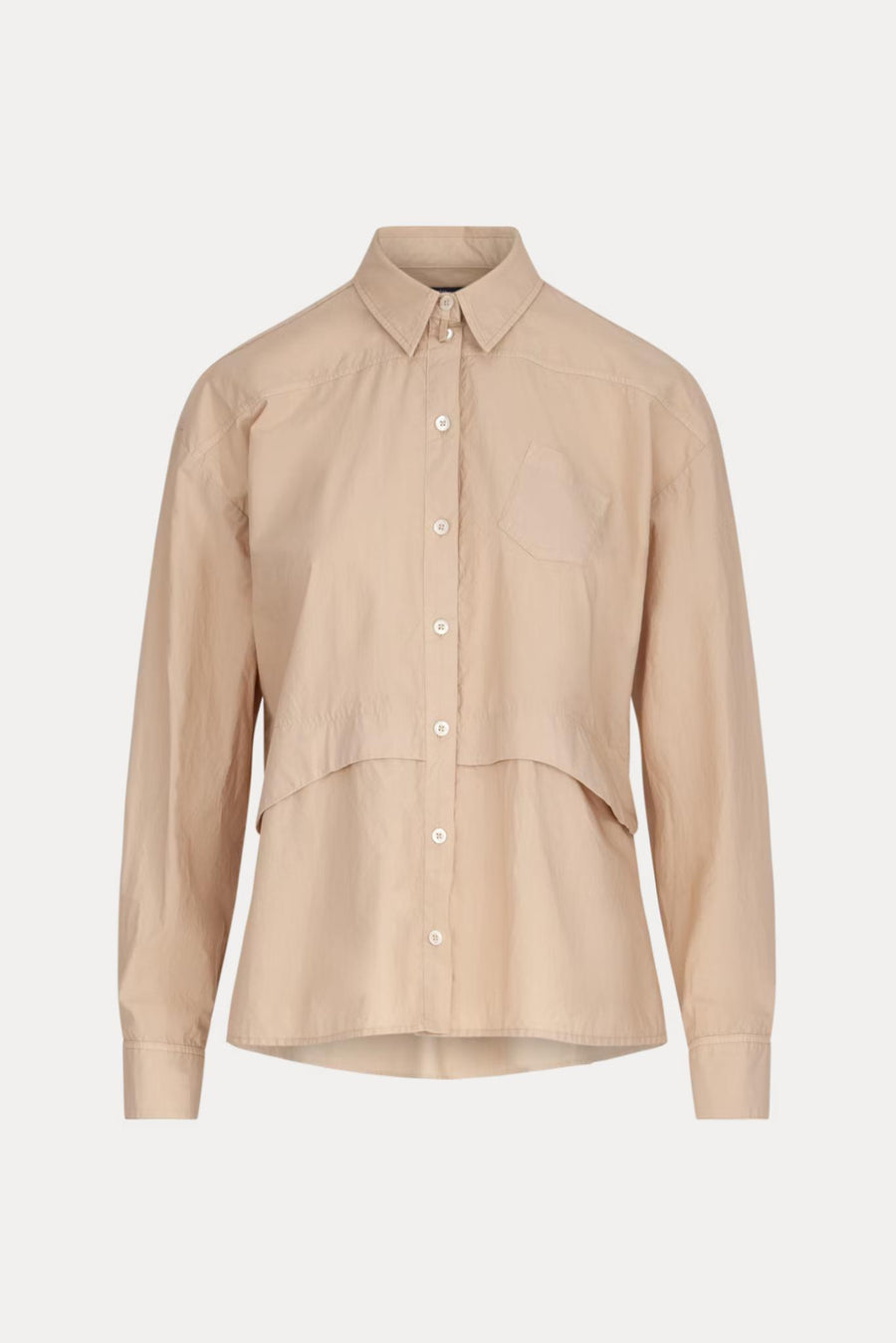Lunar Shirt - Beige-Tops-High by Claire Campbell-Debs Boutique