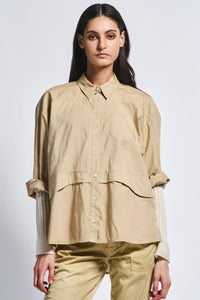Thumbnail for Lunar Shirt - Beige-Tops-High by Claire Campbell-Debs Boutique