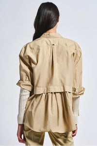 Thumbnail for Lunar Shirt - Beige-Tops-High by Claire Campbell-Debs Boutique