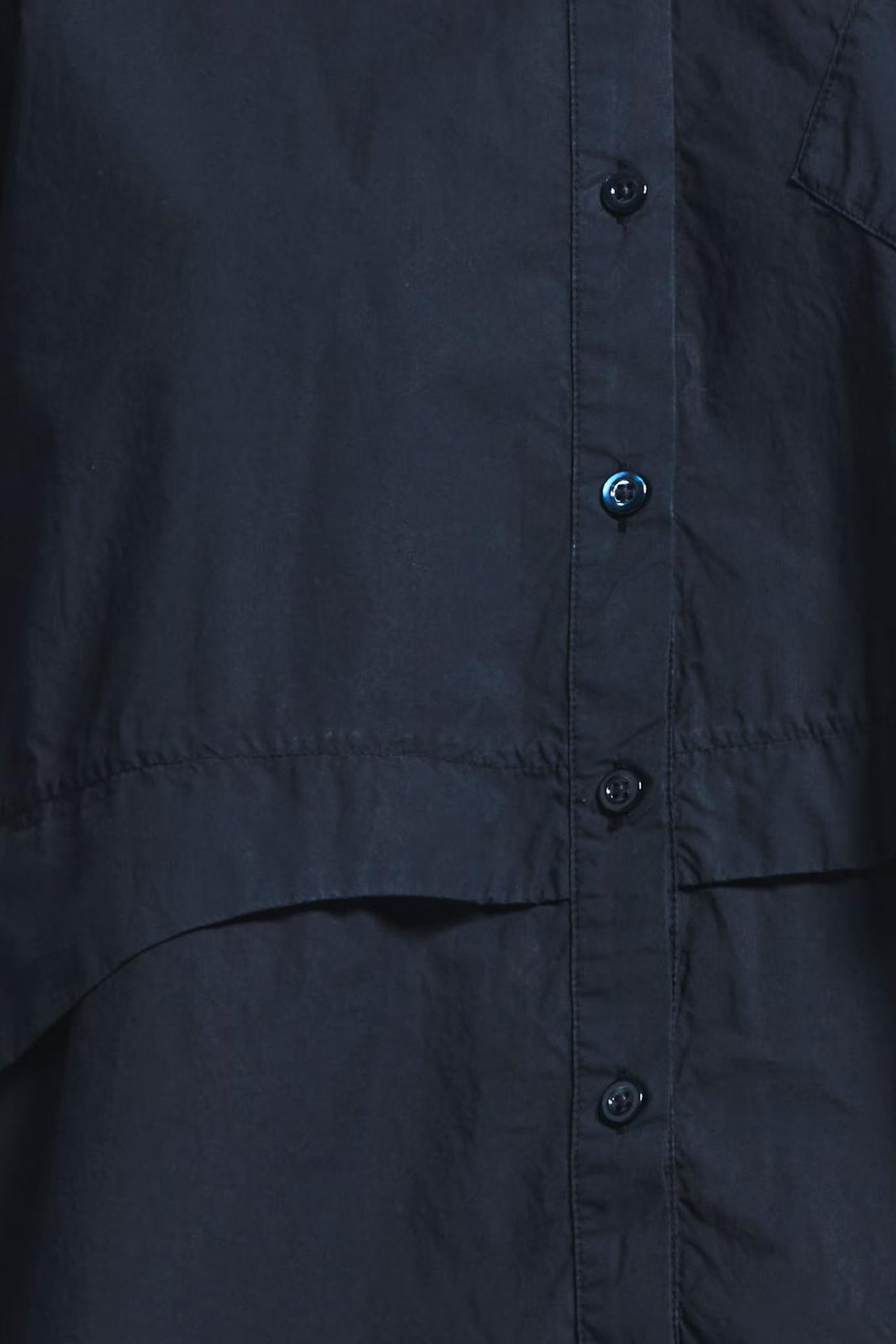 Lunar Shirt - Navy Blue-Tops-High by Claire Campbell-Debs Boutique