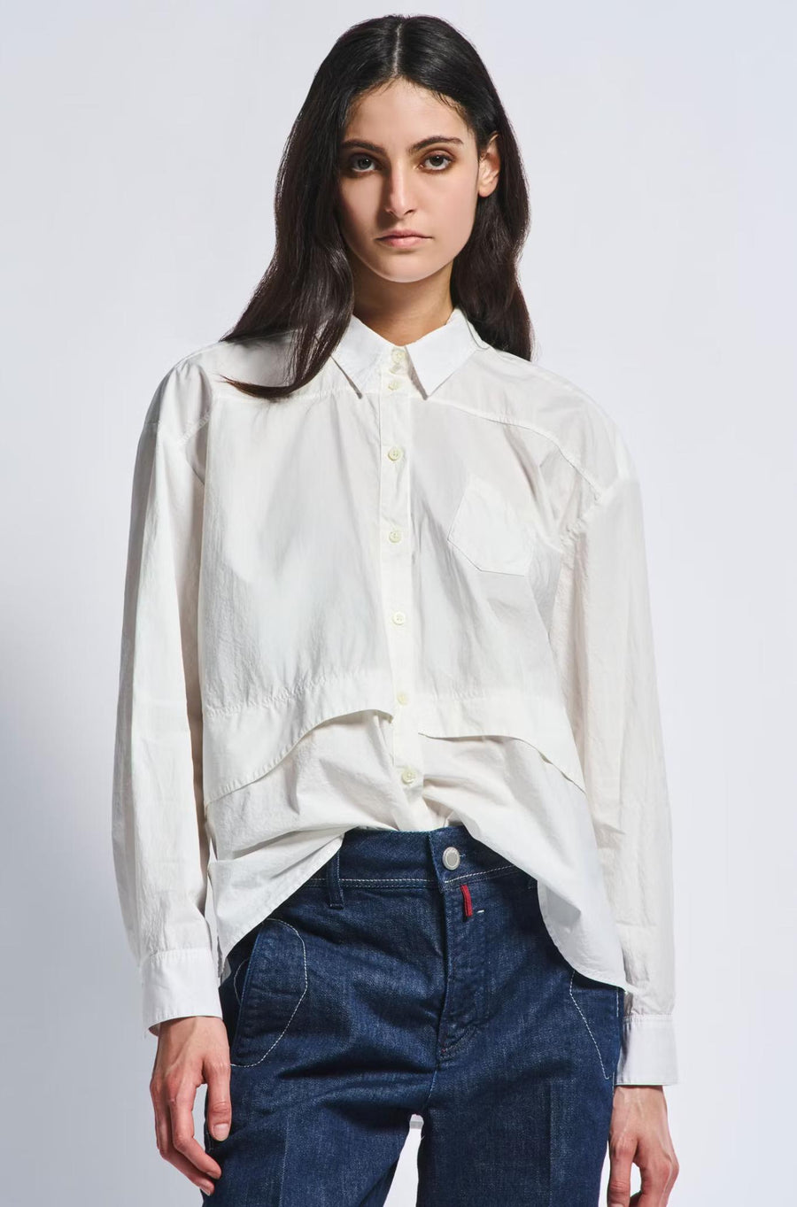 Lunar Shirt - White-Tops-HIGH-Debs Boutique