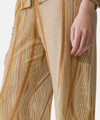 Thumbnail for Lurex Jacquard Jersey Flared Pants-Pants-Forte_Forte-Debs Boutique