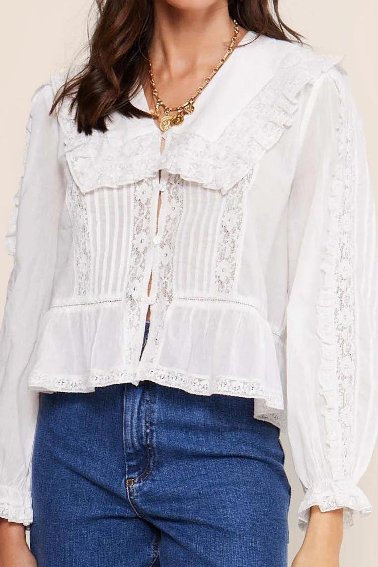 MARIBELLE TOP IVORY-TOP-RIXO-Debs Boutique