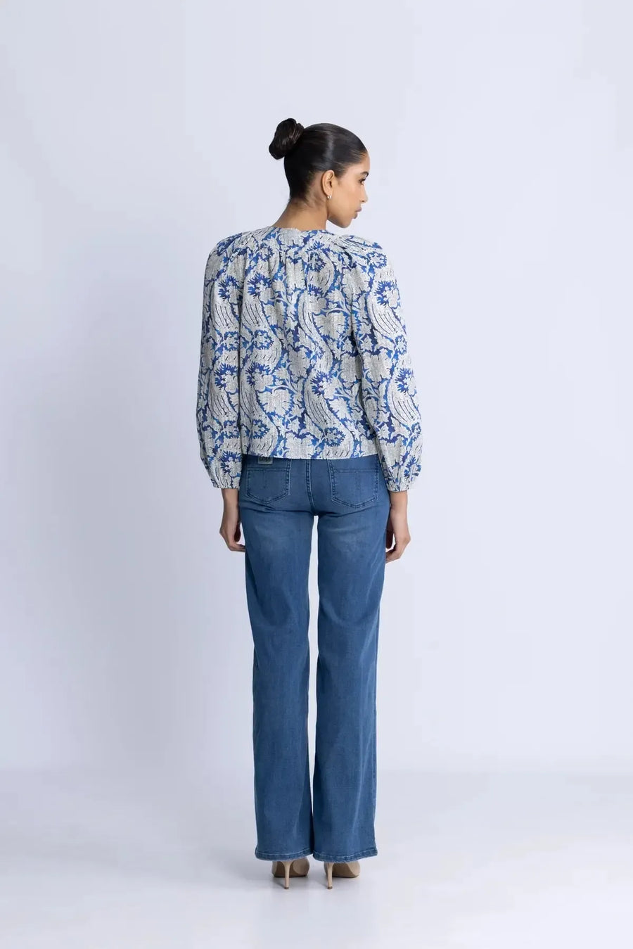 Brea Long Sleeve Blouse-Tops-Ulla Johnson-Debs Boutique