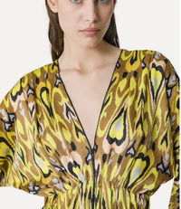 Thumbnail for NOTHERN LIGHT PRINT SATIN DRESS-Dress-Forte_Forte-Debs Boutique