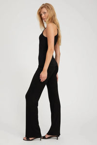 Thumbnail for Rib Bootcut Pants Black-Pants-SPWMN-Debs Boutique