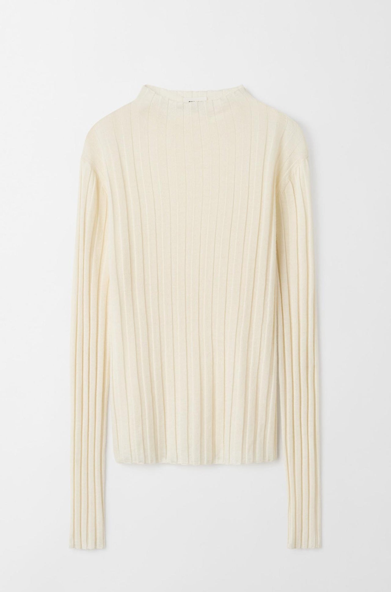 Ribbed Top Bone-Sweaters & Cardigans-Soft Goat-Debs Boutique