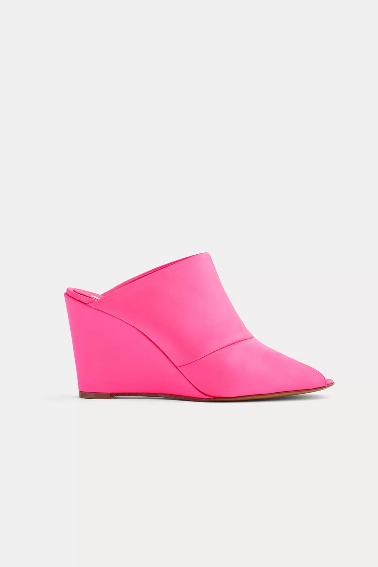 Satin Wedge Sabot-Shoes & Sandals-Forte_Forte-Debs Boutique