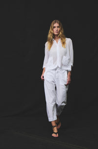 Thumbnail for Seersucker Shirt E140 White-Tops-Transit-Debs Boutique